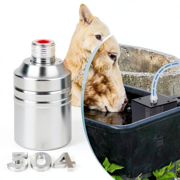 Stock Water Tank Float Valve KHEARPSL Stainless Steel for Ponds-1