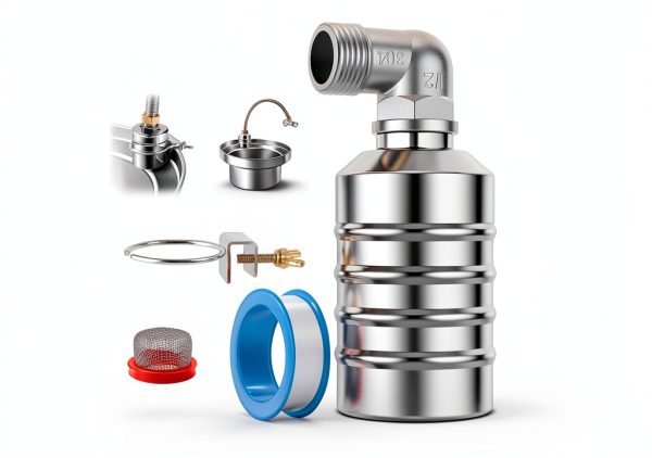Automatic Float Valve DEPOVTE 304 Stainless Steel 1/2 to 3/4 Inch-0
