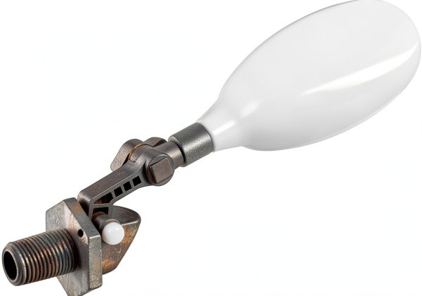 Water Leveler Float Valve Thermoplastic by Custom Molded White-0