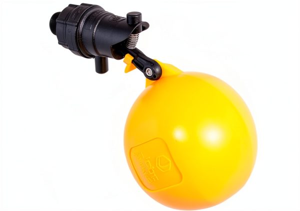 Rojo Float Valve 3/4" Black Yellow by Jobe Valves – Inline Valve-0