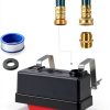 Water Trough Float Valve Apxton TM825 Small Red HDPE for Livestock-3
