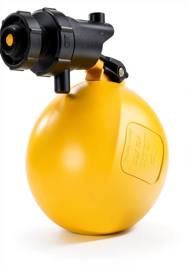 Rojo Float Valve 3/4" Black Yellow by Jobe Valves – Inline Valve-1
