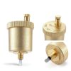 Saillong 4 Pack 1/8 Inch Automatic Air Vent Valve, Automatic Air Bleed Vent, Float Valve for Hot Water Radiators Heating System-1