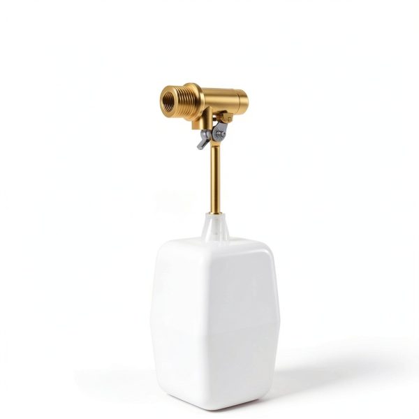 3/8" Water Float Valve Aquatonics Brass for In‑Ground Pools 2.25 GPM-3