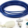 1/4 inch Tube Float Valve Kit Liimevvon for RO Systems Blue 15ft Pipe-0