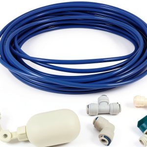 1/4 inch Tube Float Valve Kit Liimevvon for RO Systems Blue 15ft Pipe-0