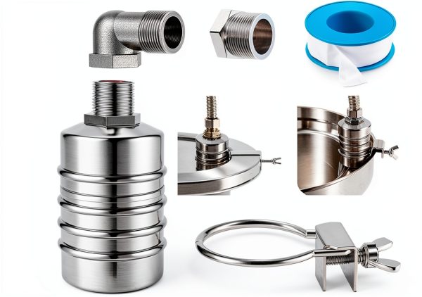 Float Valve Musibo 1/2" to 3/4" Stainless Steel Automatic Controller-0