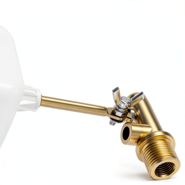 3/8" Water Float Valve Aquatonics Brass for In‑Ground Pools 2.25 GPM-6