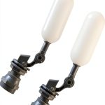 1/2 Inch NPT Mini Float Ball Valve Kit Automatic Fill Feed Humidifier Tank Pond Shut off Water Float Ball Valve, 2 Pack-0