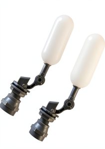 1/2 Inch NPT Mini Float Ball Valve Kit Automatic Fill Feed Humidifier Tank Pond Shut off Water Float Ball Valve, 2 Pack-0