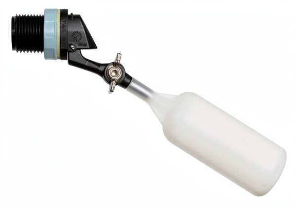 Kerick Valve MA052 PVC Mini Float Valve 1/2" NPT Tank Mount-0