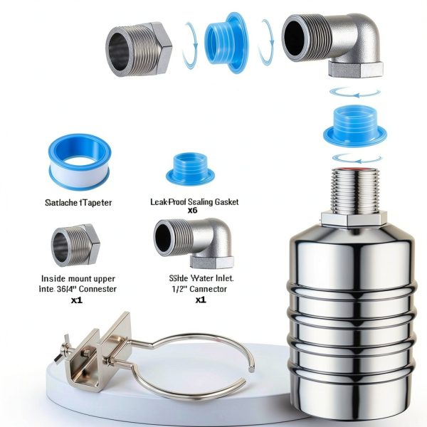 Float Valve Musibo 1/2" to 3/4" Stainless Steel Automatic Controller-4