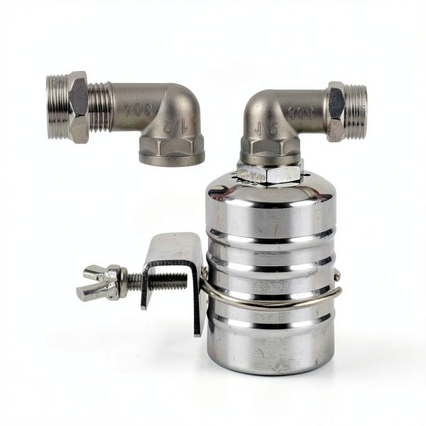 2-Pack Float Valve, 1/2" to 3/4'' 1" 304 Stainless Steel Fully Automatic Water Level Controller Water Float Valve for Water Tank,Pool,Water Tank, Livestock Troughs-2